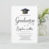 高校卒業卒業記念パーティー 招待状 (スタンド正面)