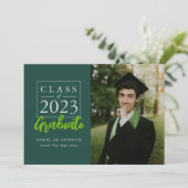 高校卒業大学アナウンスメントカード 案内状 (スタンド正面)