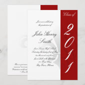 高校卒業式招待状 招待状 (正面/裏面)