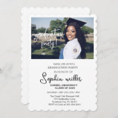 高校卒業式、卒業パーティー 招待状 (正面/裏面)