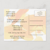 高校卒業招待状 インビテーションポストカード (裏面)