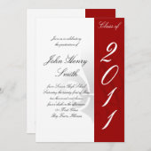 高校卒業招待状 招待状 (正面/裏面)