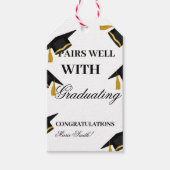 高校卒業生とうまくペアを組む ギフトタグ (正面)