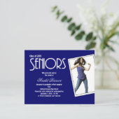 高校卒業生の卒業パーティー招待状 招待状 (スタンド正面)