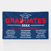 高校卒業生の町並みバナー 横断幕 (横)