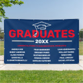 高校卒業生の町並みバナー 横断幕 (外側)