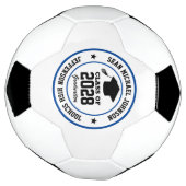 高校卒業生 サッカーボール (回転)