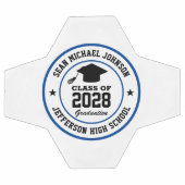 高校卒業生 サッカーボール (フラット)