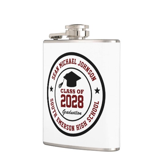 高校卒業生 フラスク (左)