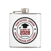 高校卒業生 フラスク (正面)