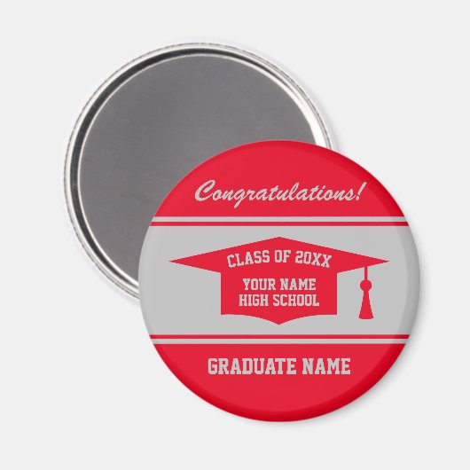 高校卒業生 マグネット (正面/裏面)