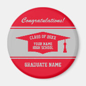 高校卒業生 マグネット (正面)