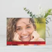 高校卒業発表会 招待状 (スタンド正面)