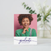 高校卒業発表写真はがき ポストカード (スタンド正面)