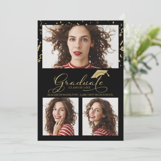 高校卒業発表3写真 案内状 (スタンド正面)