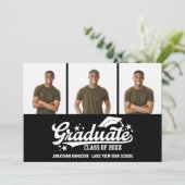 高校卒業発表3写真 案内状 (スタンド正面)