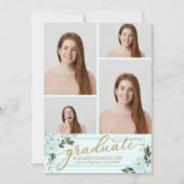 高校卒業発表4写真フローラ 案内状 (正面)