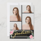 高校卒業発表4写真フローラ 案内状 (正面)