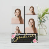 高校卒業発表4写真フローラ 案内状 (スタンド正面)