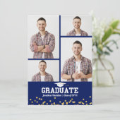 高校卒業発表4写真 案内状 (スタンド正面)