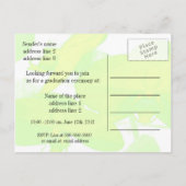 高校卒業発表 インビテーションポストカード (裏面)