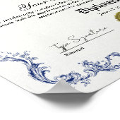 高校卒業証書GED証書 ポスター (角)