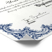 高校卒業証書GED証書 ポスター (角)