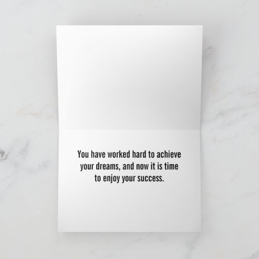 高校卒業 カード (内部)