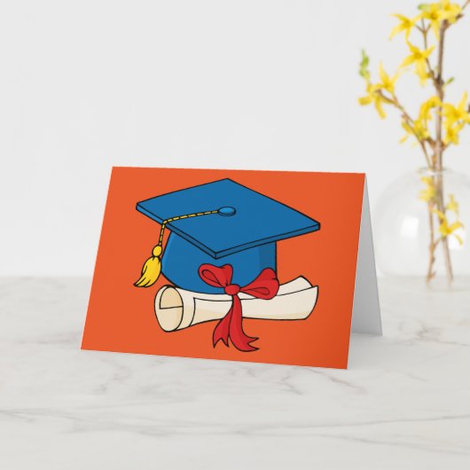 高校卒業 カード (黄色い花)