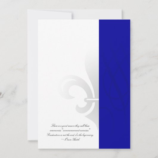 高校卒業 招待状 (裏面)