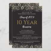 高校同窓会のご案内 招待状 (正面/裏面)