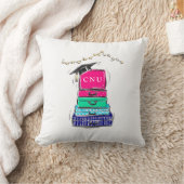 高校名門私立校風の卒業大学スーツケース クッション (ブランケット)