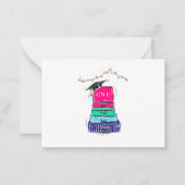 高校名門私立校風の卒業大学スーツケース ノートカード (正面)