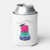 高校名門私立校風の卒業大学スーツケース 缶クーラー (缶正面)