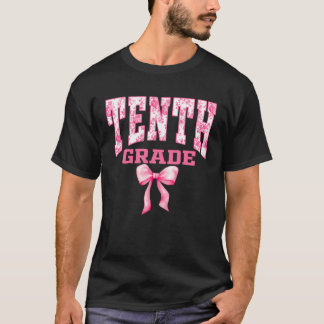 高校女子バシتىピンク トワル シノワズリーフラワー Tシャツ