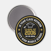 高校懇親会の卒業年 マグネット (正面/裏面)
