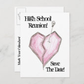 高校懇親会はがき招待状 案内ポストカード (正面/裏面)