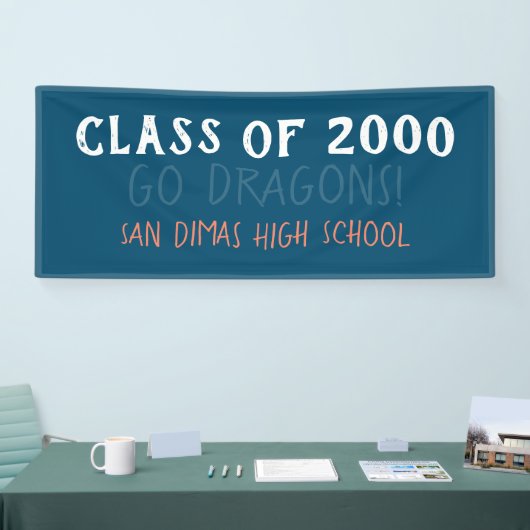 高校懇親会または卒業カジュアル旗 横断幕 (トレードショー)