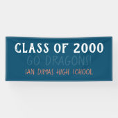 高校懇親会または卒業カジュアル旗 横断幕 (横)