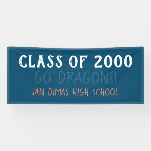 高校懇親会または卒業カジュアル旗 横断幕 (横)