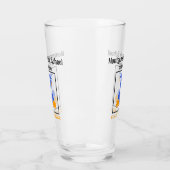 高校懇親会カスタムブルーオレンジ タンブラーグラス (左)