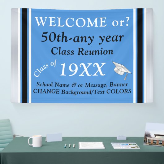 高校懇親会バナー、完全にカスタマイズ可能、 横断幕 (トレードショー)