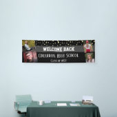 高校懇親会フォトグレー紙吹雪パーティー 横断幕 (トレードショー)