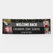 高校懇親会フォトグレー紙吹雪パーティー 横断幕 (横)