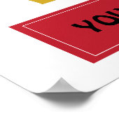 高校懇親会フォトブース小道具キット ポスター (角)