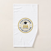 高校懇親会大学卒業年 バスタオルセット (ハンドタオル)