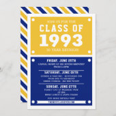 高校懇親会招待状 |懇親会 招待状 (正面/裏面)