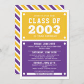 高校懇親会招待状 |懇親会 招待状 (正面/裏面)