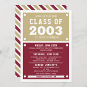 高校懇親会招待状 |懇親会 招待状 (正面/裏面)