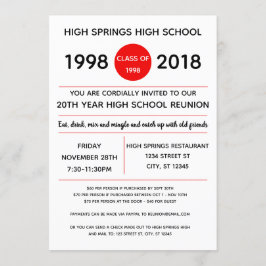 高校懇親会招待状 招待状